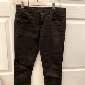 Black low rise TopShop jeans